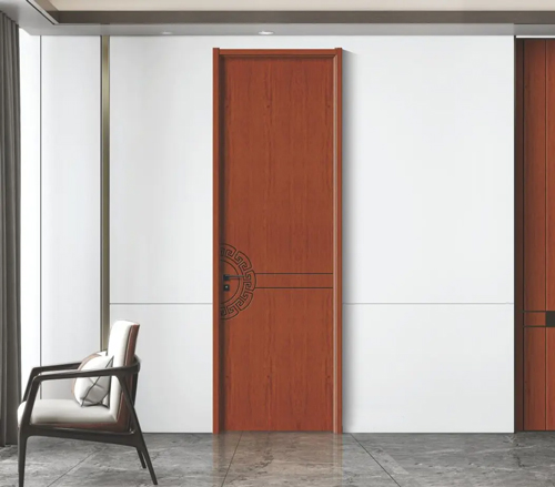 新中式流动线条木门