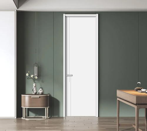 纯白极简复合门