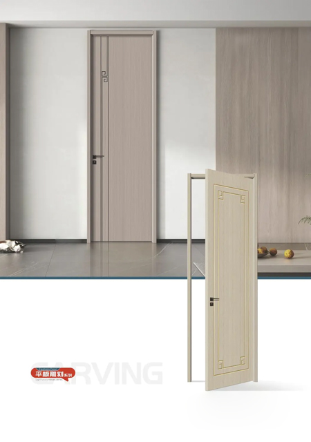 天然纹理实木门