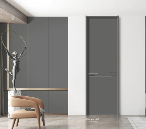 平板雕刻系列纯色木门